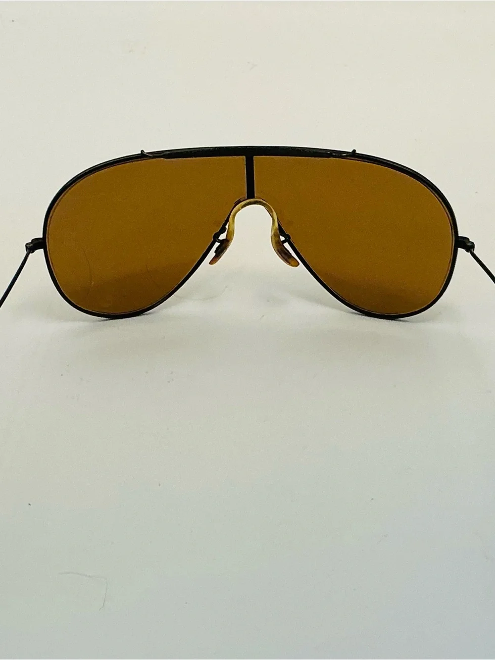 Genuine Vintage Ray Ban Bausch & Lomb Wings Sunglasses Amber Single Lens